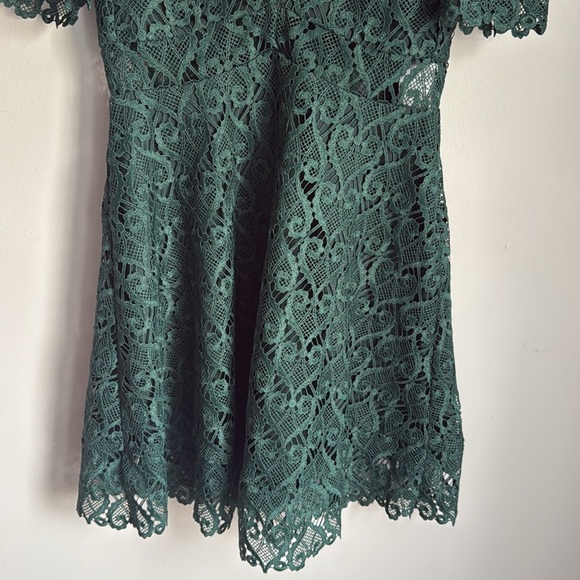 Sandro Hearty Lace Fit & Flare Cocktail Dress Medium - Picture 7 of 16